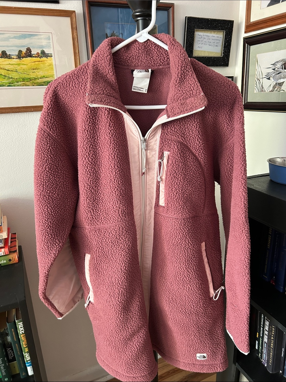 The North Face Women's Teddy Fleece Jacket in Dusty Rose